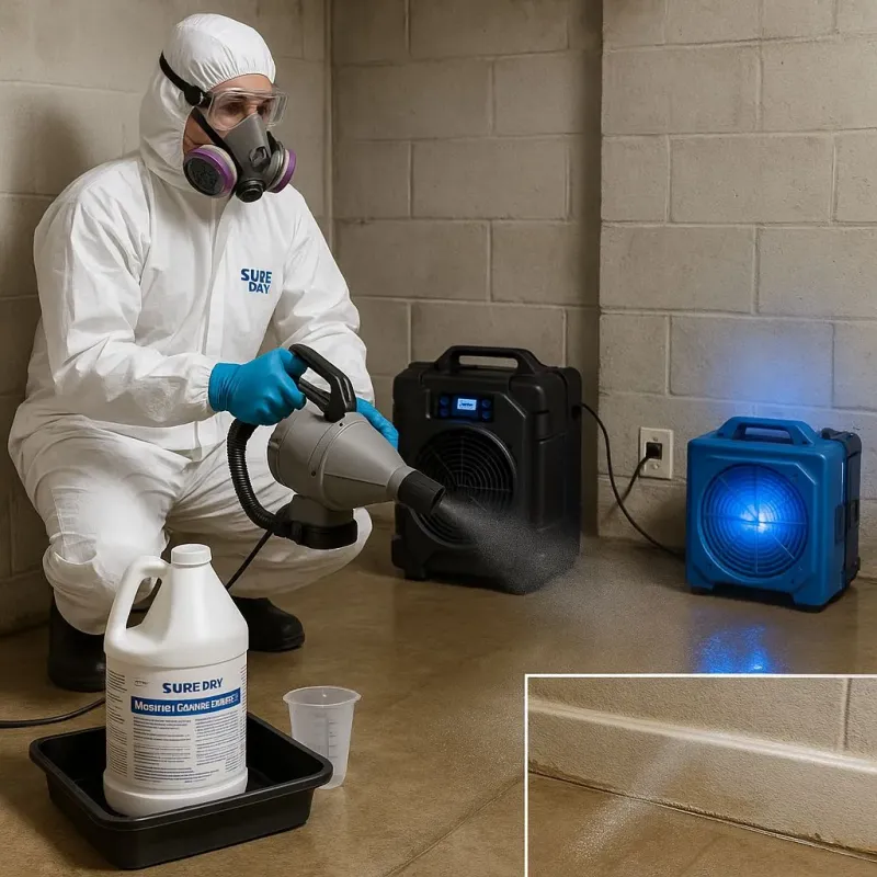 Sanitization and Odor Removal process in Port Reading, NJ