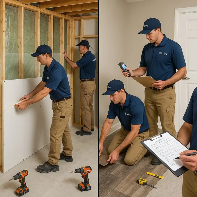 Repairs and Reconstruction process in Port Reading, NJ